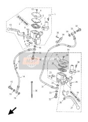 1B9W00410000, Cylinder Kit, Mast, Yamaha, 2